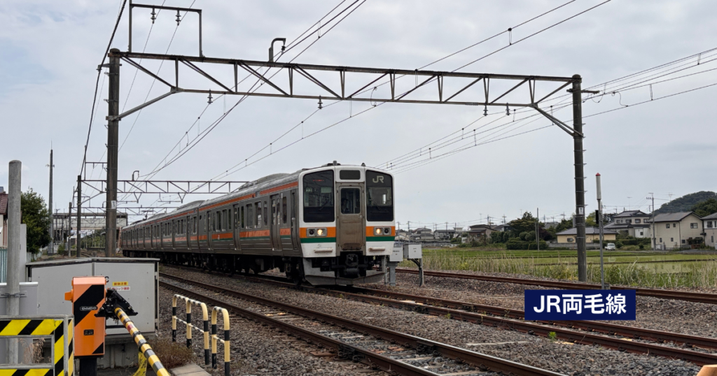 JR両毛線の電車が入っている写真