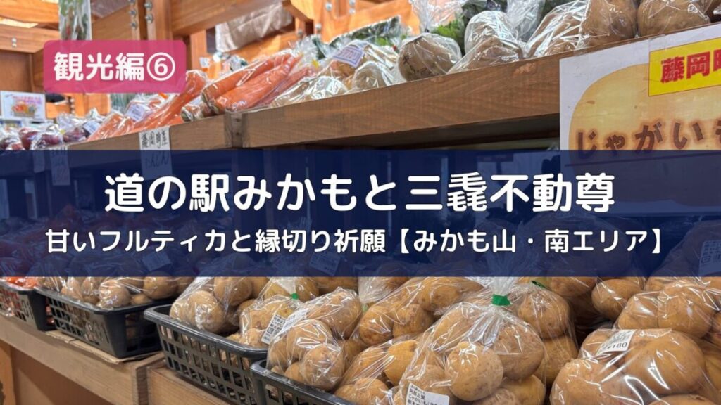 道の駅みかもの直売所に並ぶ地元産のじゃがいもや野菜