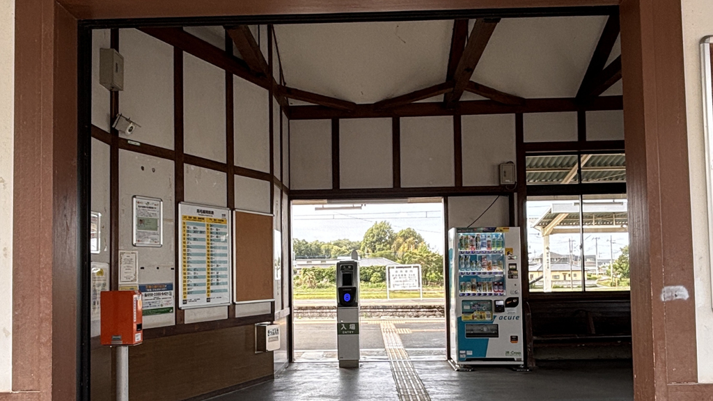 JR両毛線岩舟駅無人改札口